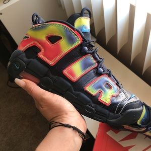 Nike Uptempos Infrared